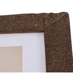 40x50 Marco de madera de Driftwood marrón oscuro