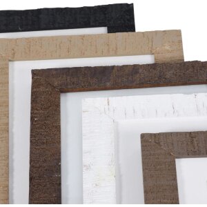 40x50 Marco de madera de Driftwood marrón oscuro