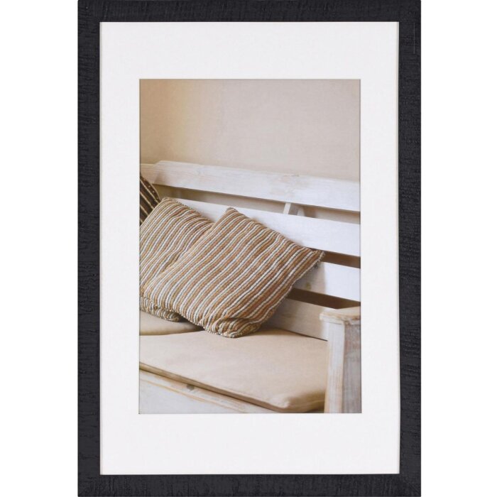Marco de madera Driftwood 40x60 cm gris oscuro