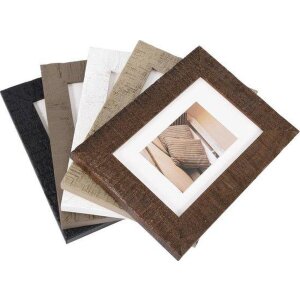 Marco de madera Driftwood 40x60 cm gris oscuro