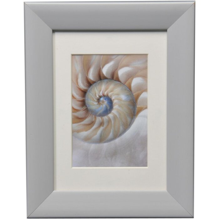 Nube suave marco de madera 15x20 cm gris