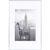 Henzo Marco de aluminio Manhattan 30x45 cm gris con Passepartout 20x30 cm