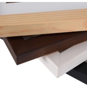 Marco de madera Jardin 50x70 cm wenge