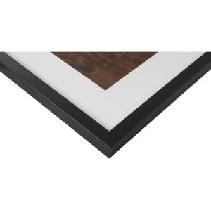 Henzo Marco de madera Jardin negro 50x70 cm con Passepartout 40x60 cm