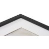 Henzo Marco de madera Jardin negro 50x70 cm con Passepartout 40x60 cm