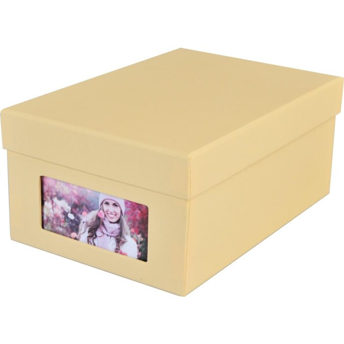 HNFD Photo Box Kandra melón acanalado 700 fotos 10x15 cm
