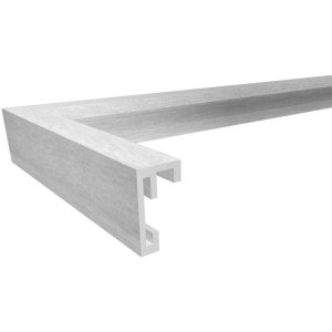 Silla Walther Estructura de aluminio 40x50 cm dorada