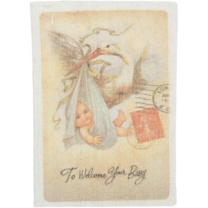 Tarjeta de felicitación Nacimiento 12,5x17,5 cm