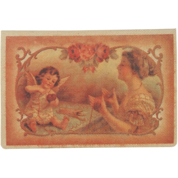 Tarjeta de Navidad ángel 17,5x12,5 cm