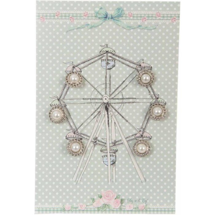 Tarjeta de cuentas Noria 10x15 cm