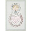 Tarjeta BABY GIRL con lentejuelas 10x15 cm