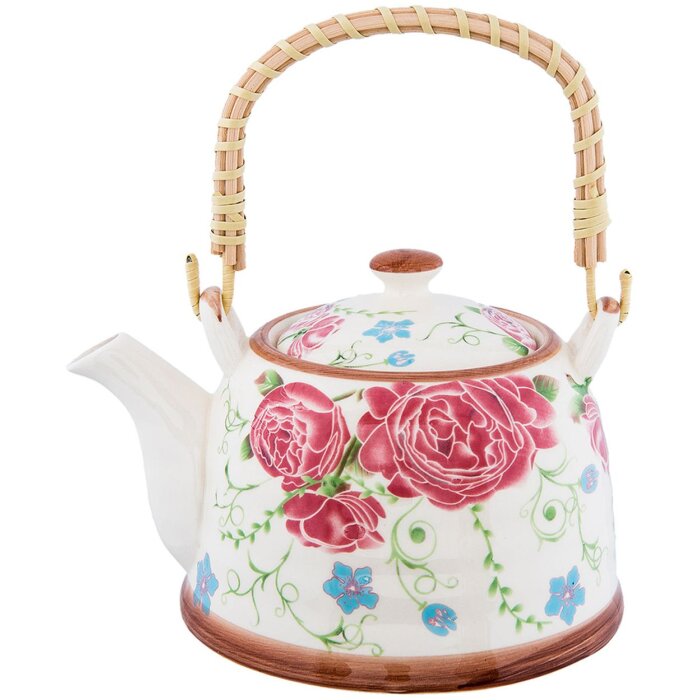 Tetera Ø 14x14 cm Flores