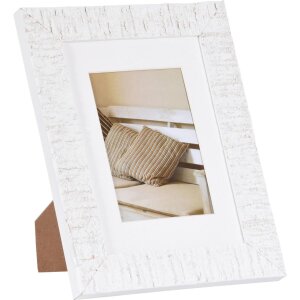 Marco de madera DRIFTWOOD 13x18 cm blanco