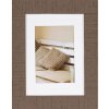 Marco de madera Henzo DRIFTWOOD marrón medio 13x18 cm con passepartout 9x13 cm
