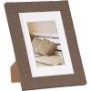 Marco de madera Henzo DRIFTWOOD marrón medio 13x18 cm con passepartout 9x13 cm