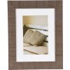 Henzo Marco de madera Driftwood 15x20 marrón medio con passepartout 10x15 cm