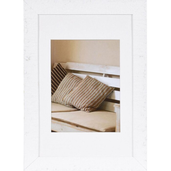 20x30 Marco de madera Driftwood blanco