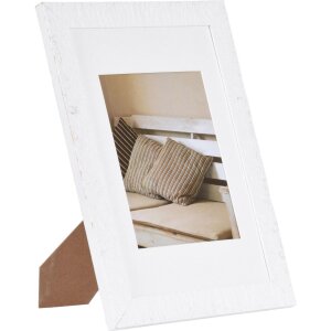 20x30 Marco de madera Driftwood blanco