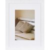 Henzo Marco de madera Driftwood 30x40 cm blanco con passepartout 20x30 cm