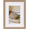Marco de madera Henzo Driftwood 30x40 cm beige con Passepartout 20x30 cm
