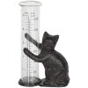 Pluviómetro cat 9x5x16 cm marrón