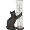 Pluviómetro cat 9x5x16 cm marrón