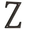 Letra Z de hierro fundido 13 cm