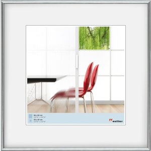 Marco de plástico Galeria 60x60 cm plata