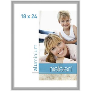Marco de aluminio Nielsen Classic 18x24 cm plata