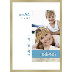 Marco de aluminio Nielsen Classic 21x29,7 cm dorado mate