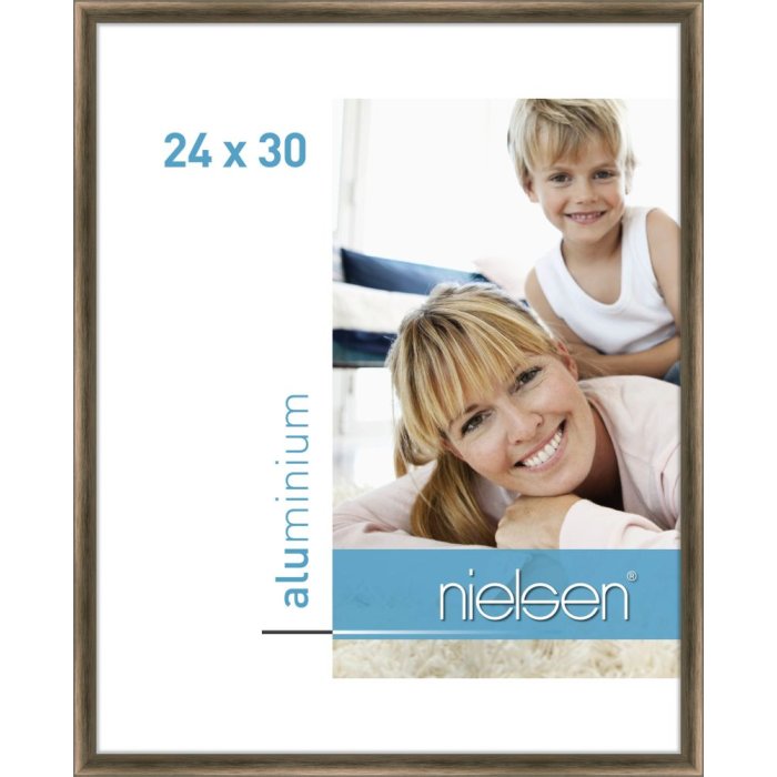 Nielsen marco aluminio Classic 24x30 cm estructura nogal