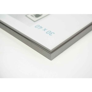 Marco de aluminio Nielsen Classic 29,7x42 cm gris contraste