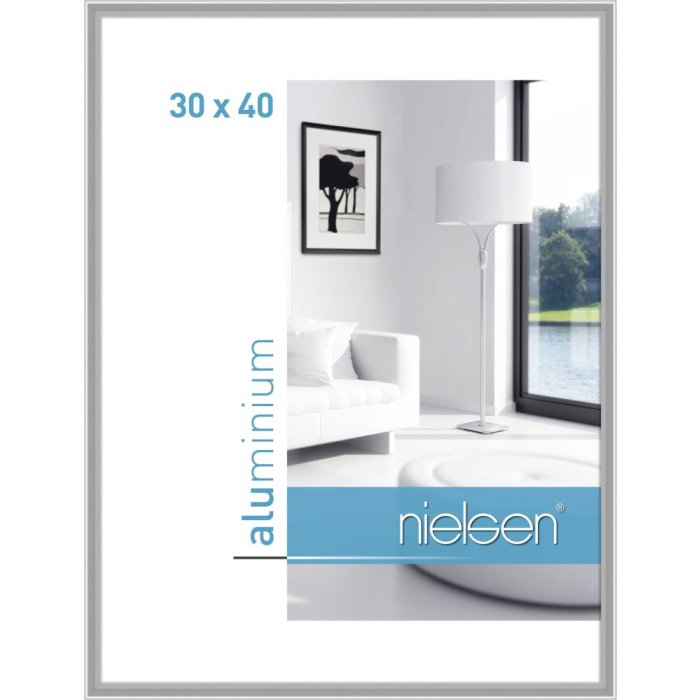 Marco de aluminio Nielsen Classic 30x40 cm plata
