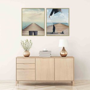 Nielsen marco aluminio Classic 30x40 cm estructura nogal