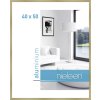Marco de aluminio Nielsen Classic 40x50 cm dorado mate