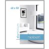 Marco de aluminio Nielsen Classic 40x50 cm plata