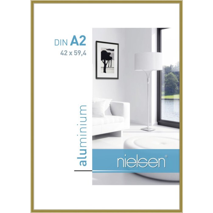 Marco de aluminio Nielsen Classic 42x59,4 cm dorado DIN A2