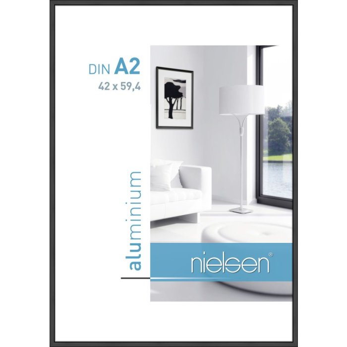 Marco de aluminio Nielsen Classic 42x59,4 cm negro mate