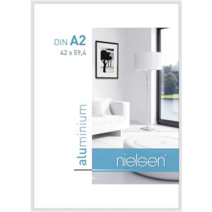 Marco de aluminio Nielsen Classic 42x59,4 cm blanco DIN A2