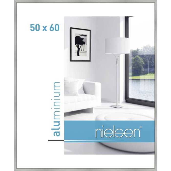 Marco de aluminio Nielsen Classic 50x60 cm plata mate