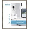 Nielsen Marco de aluminio Classic 50x60 cm estructura nogal