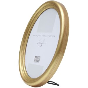 Marco oval Deknudt S100A3 Solan 13x18 cm oro