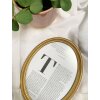 Marco oval Deknudt S100A3 Solan 13x18 cm oro