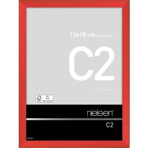 Nielsen Marco de aluminio C2 13x18 cm tornado rojo