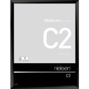 Marco de aluminio Nielsen C2 18x24 cm anodizado negro...