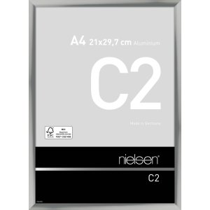 Marco de aluminio Nielsen C2 21x29,7 cm plata