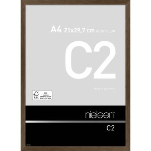 Nielsen Marco de aluminio C2 21x29,7 cm estructura nogal...