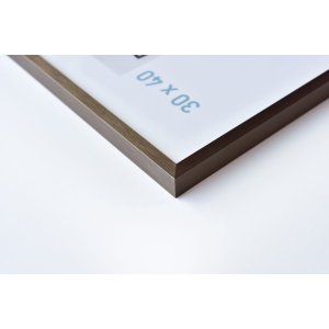 Nielsen Marco de aluminio C2 21x29,7 cm estructura nogal mate