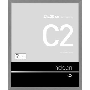 Nielsen Marco de aluminio C2 24x30 cm estructura gris mate