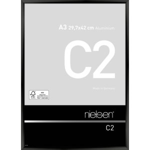 Marco de aluminio Nielsen C2 29,7x42 cm anodizado negro...